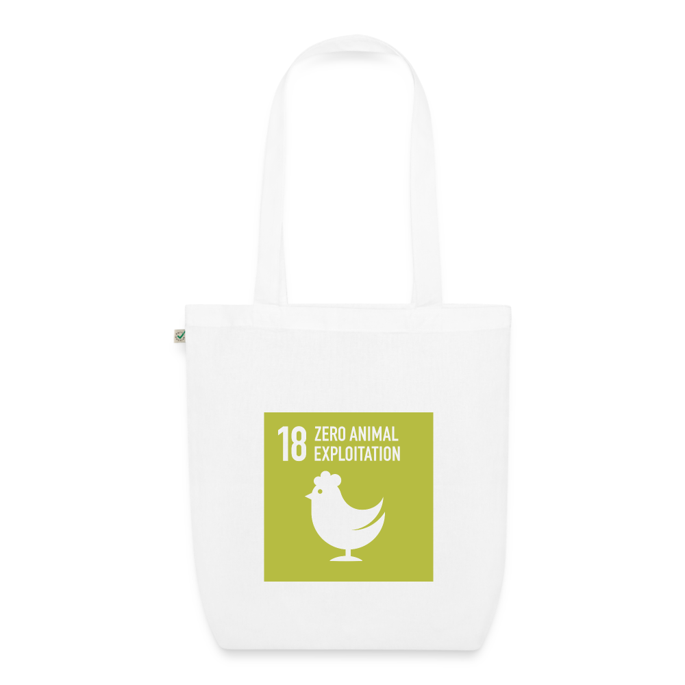 SDG18 Sustainable Tote Bag - white